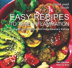 Mend My Back Program and Teri Gentes anti-Inflammatory recipes cookbook